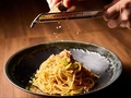 料理メニュー写真&nbsp; さくら海老とキャベツのアーリオ・オーリオ ~からすみ添え~