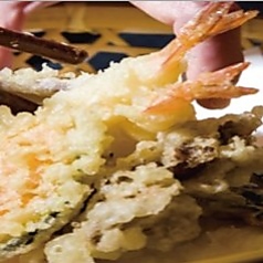 海老天盛り合わせ