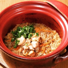 鶏と季節野菜の土鍋ごはん
