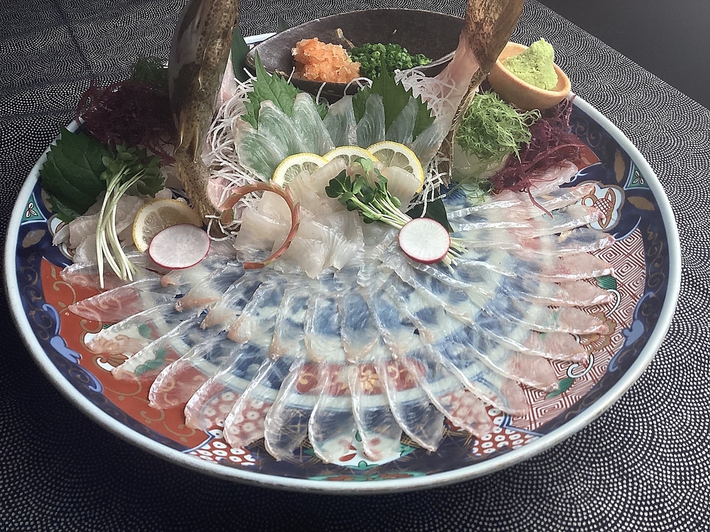 【ひらめ造り】事前にご予約ください。ご用意致します。