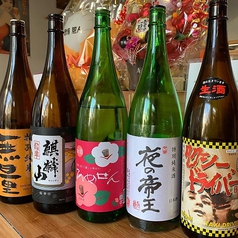 豊富に取り揃えた日本酒