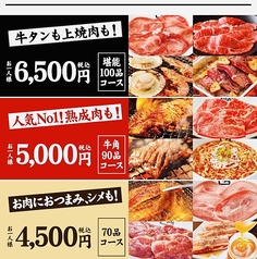 焼肉牛角 館林店のコース写真