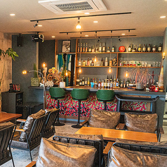 カウンター席です。