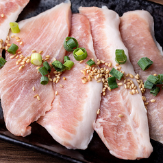 豚トロ(塩だれ・わさび醤油)