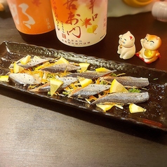 生さんまのレモン〆DEカルパッチョ