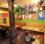 人気のソファー席（2テーブル）で半個室風で宴会出来ます♪お子様連れのお客様にも人気です♪