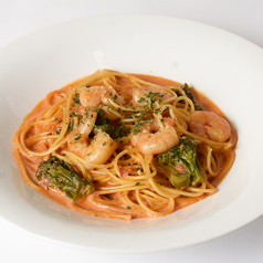 小海老のトマトクリームパスタ