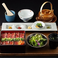 ランチタイム限定の数量限定のお重と焼肉セット
