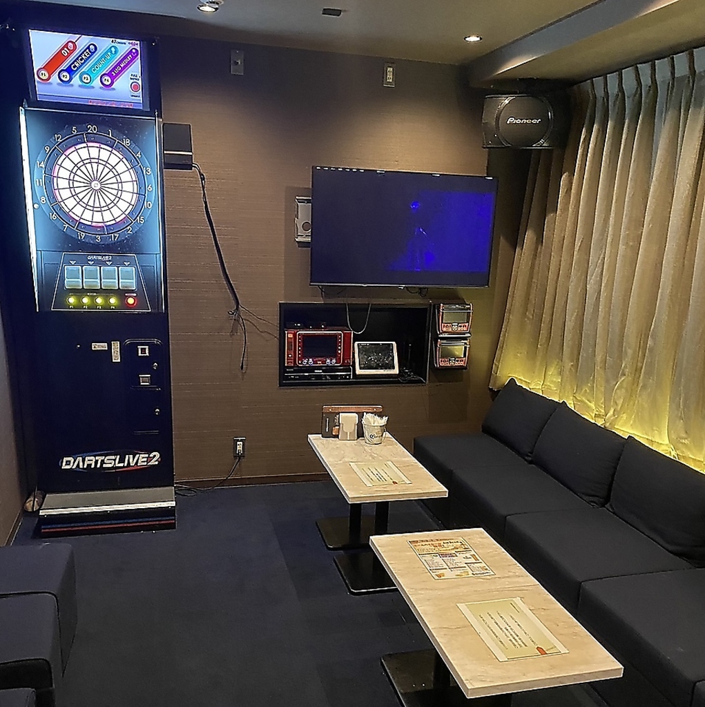 【VIP個室専用コース】ダーツ投げ放題・飲み放題・カラオケ歌い放題！