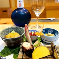 厳選された季節の食材で作るおもてなし料理