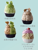 定番スノーパフェメニュー