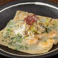 料理メニュー写真 海老とニラのチヂミ