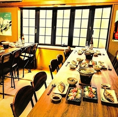 旨い魚と藁焼き またふく千林店の雰囲気3