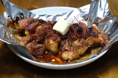 鶏モモ肉と九条ネギの味噌ホイル焼き