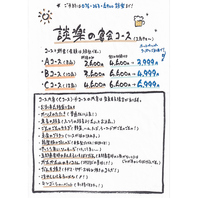 宴会コースは3種類