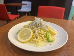 青唐辛子とレモンのさっぱりパスタ