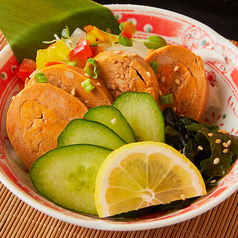 あん肝の本搾りポン酢/タコポン酢/お新香盛り合わせ