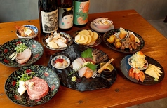 琉球海鮮 すし 浜焼 もんじゃ ほろろのコース写真