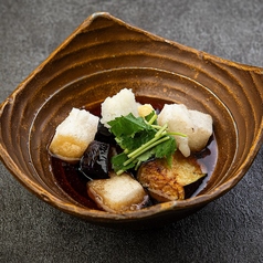 茄子と餅の揚げ出し