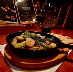 海老のアヒージョ