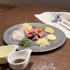 あか牛ヒレのレモン香る和風タルタルステーキ