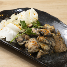 鶏肉の炭火焼き