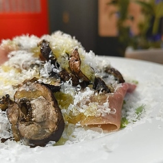 マッシュルームと生ハムのサラダ