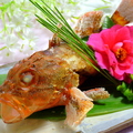 料理メニュー写真&nbsp;黒めばる塩焼き・煮付
