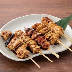 串焼き5種盛り(塩・タレ)