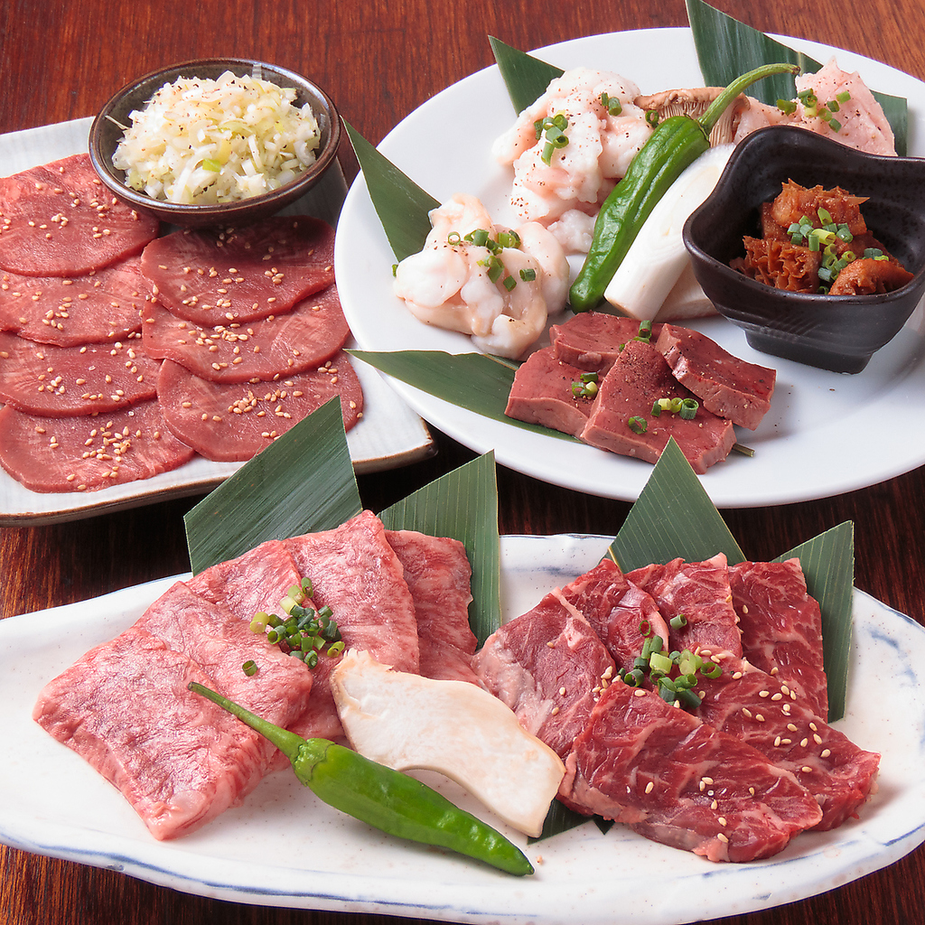 2時間飲み放題コース幹事様必見♪自慢の焼肉をフルに楽しめる、お得な2時間飲み放題付きコース有