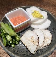 白カブの自家製明太マヨディップ