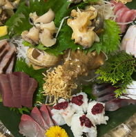 季節の本日のお刺身盛り合わせ