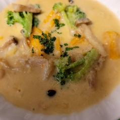 かぼちゃのニョッキキノコクリームソース