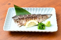 しめ鯖藁焼き