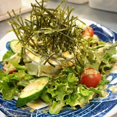 豆腐サラダ