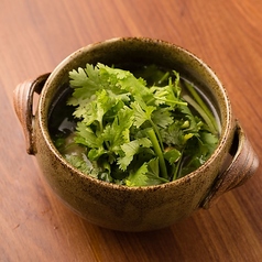 スープトッピングパクチー