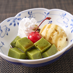 抹茶香る和製プリン