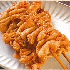 鶏皮のパリパリ揚げ(3本)