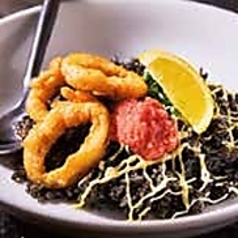 イカスミと博多明太子のピラフ/豚肉あんかけスタミナカレーピラフ
