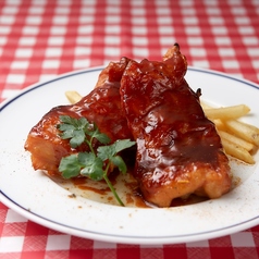<Smked BBQ Chicken>スモーキーBBQチキン