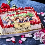 パティシエ特製の「フォトプリントケーキ」が大人気♪お祝い事にどうぞ★