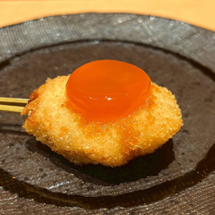 とりつくね 卵黄出汁醤油漬