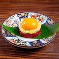 料理メニュー写真&nbsp;牛ユッケ