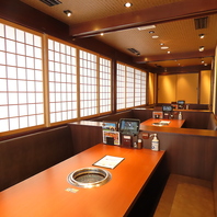 広々ご利用頂けるお席もご用意しております！