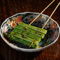 【野菜炭火焼き】太アスパラ炭火焼き