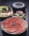 料理メニュー写真&nbsp;特上しゃぶしゃぶ　Ａ５クラス黒毛和牛使用