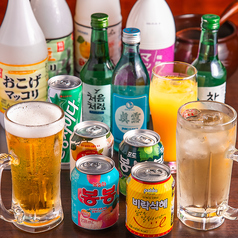 飲み放題メニューも充実！韓国ドリンクを楽しめる♪