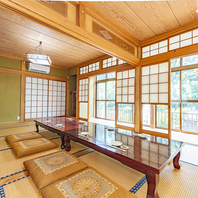 自然の息吹を感じる和の空間