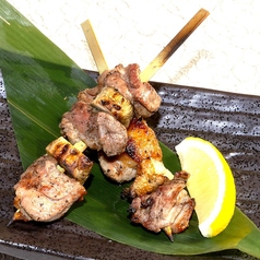 合鴨ロースとエリンギの炭火焼