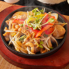 鉄板せせり焼き/明太子の炙り焼き